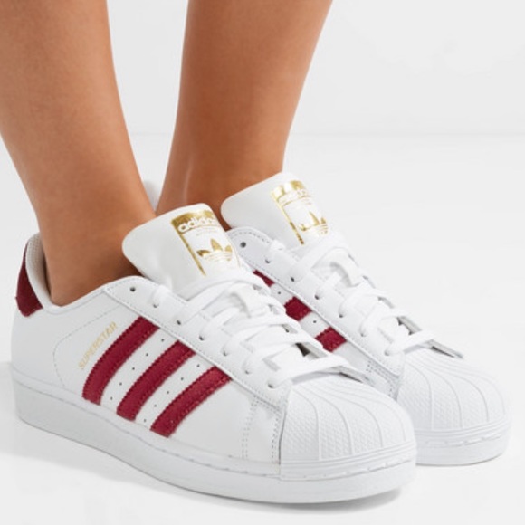 red velvet adidas shoes